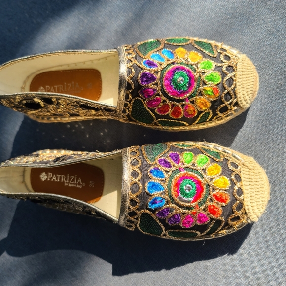 Patrizia By Spring Step Maylis Slip-On Embellished Espadrille Sz 7 (38 EU) - Picture 2 of 10